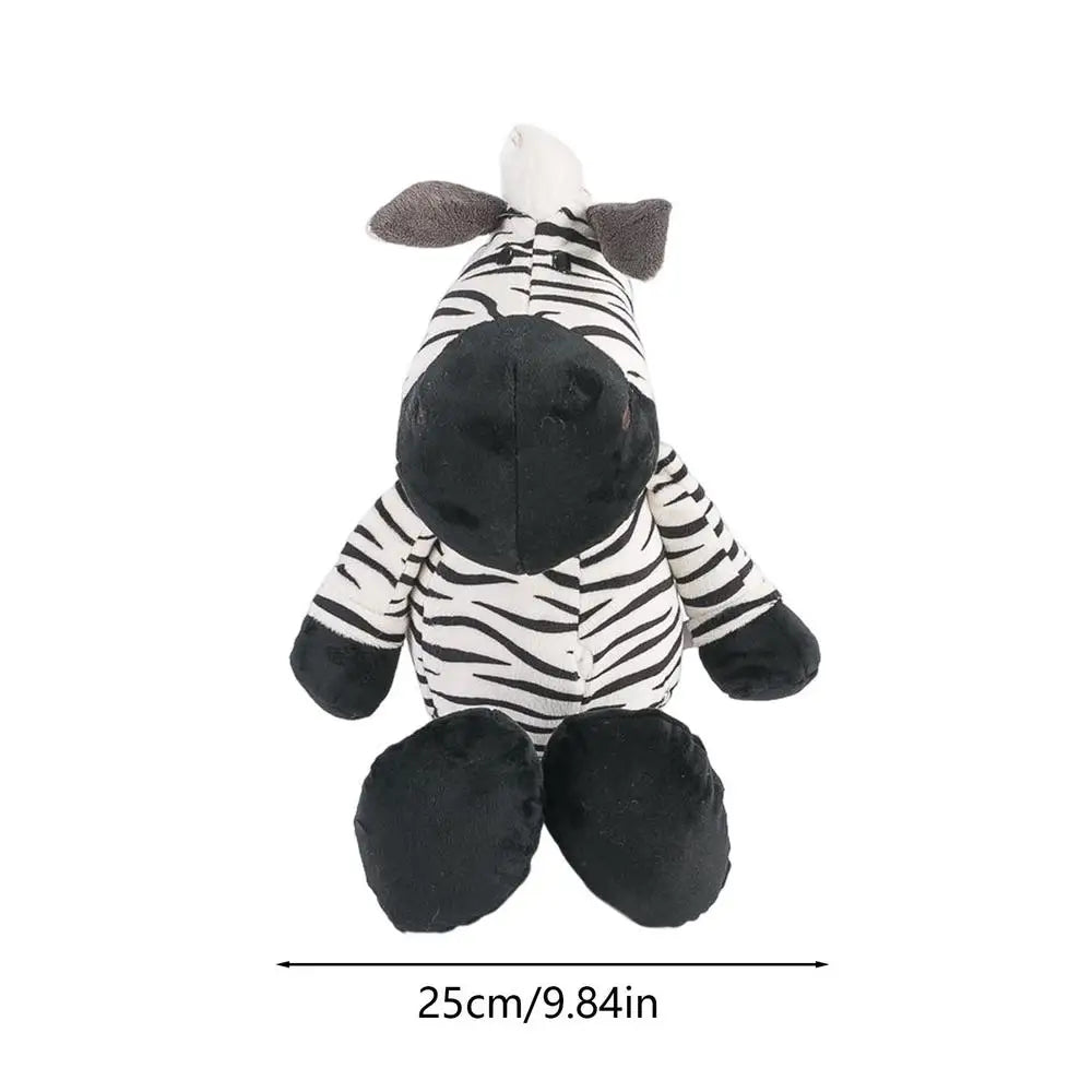 Jungle Animal Plush Toys Stuffed Lion Elephant Giraffe Soft Plush Dolls for Kids Cute Animal Plush Toys Children Birthday Gift Zpaxo about 25cm United States