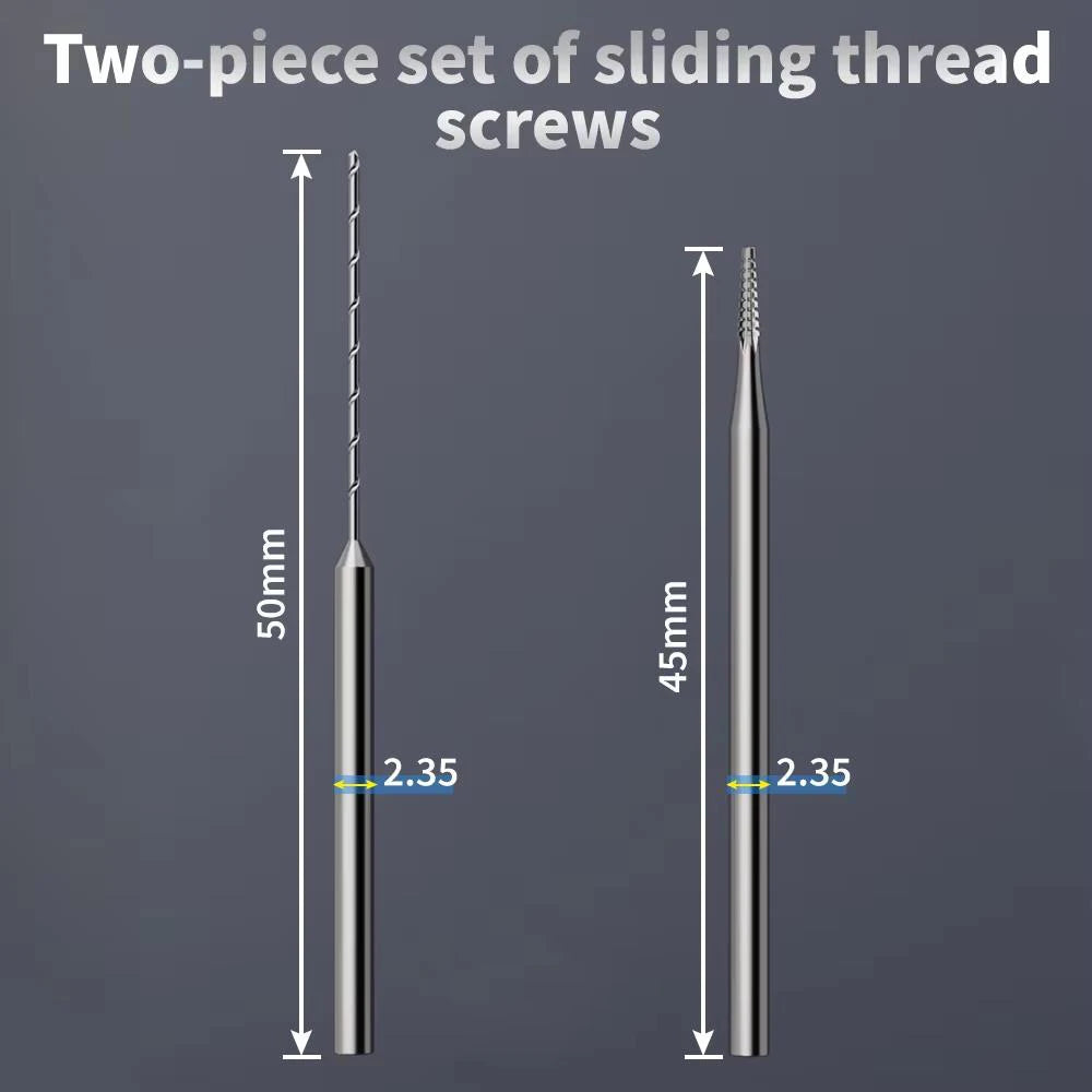 Sliding Drill Bit Screw Killer Professional Screw Extractor For iPhone Phone Motherboard Frame Repair Quick Removal Screw Tool Zpaxo 1Stes
