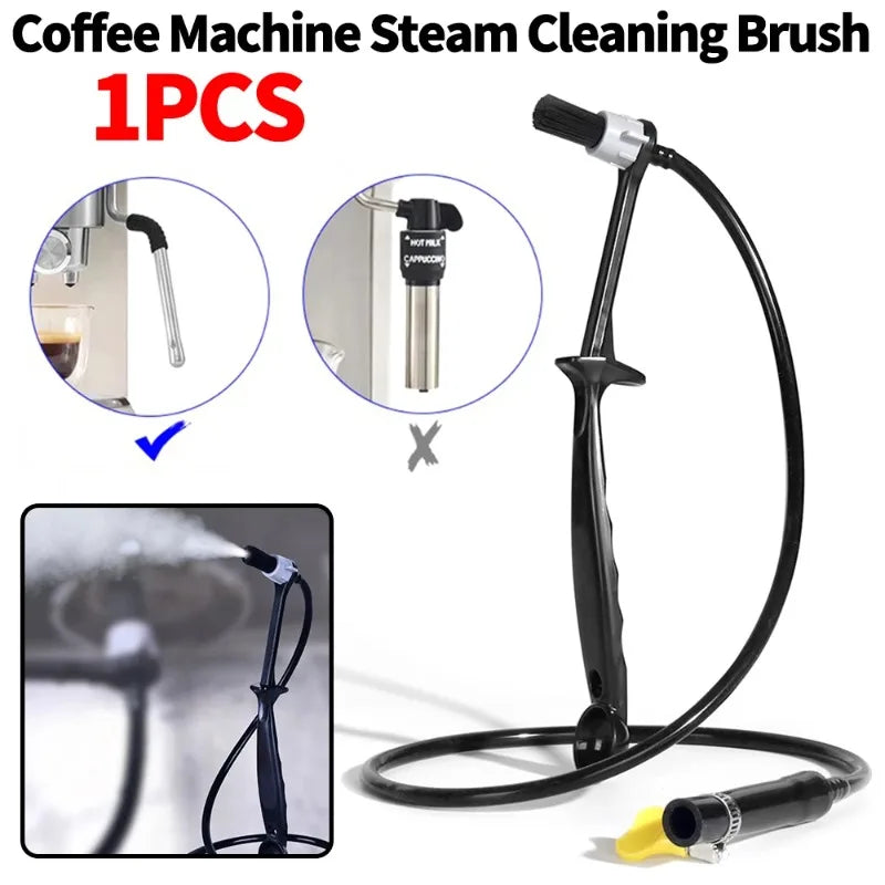 Espresso Steam Wand Cleaning Brush – Heat-Resistant Silicone Steam Wand Brush Zpaxo