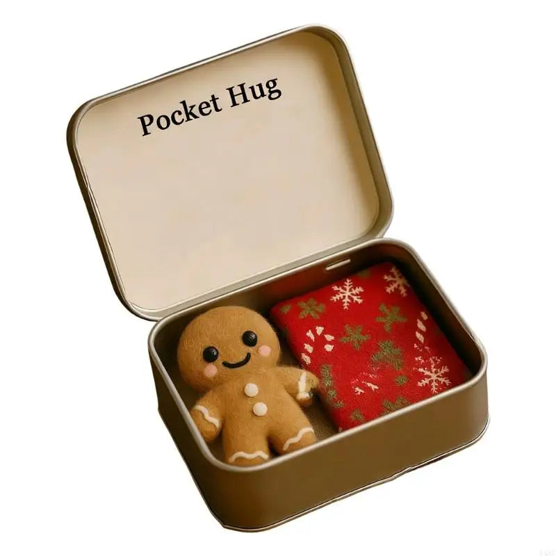 Cloth Christmas Hug Ornament Family Celebration Friendly Holiday