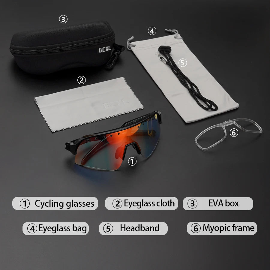 Photochromic Cycling Sunglasses 2024 Bicycle Eyewear Men Women Sports Glasses Road Mountain Bike Fashion Outdoor Running Goggles Zpaxo