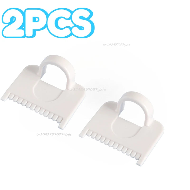 DIY Sewing Guide Template Kit for Consistent Stitches – 3mm Spacing Precision Sewing Tool for Fabric Embroidery & Leathercraft Zpaxo 2PCS-Square white