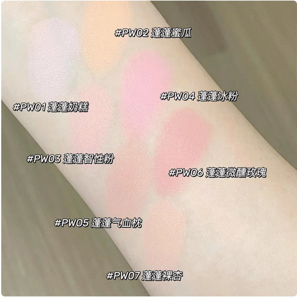 INTO YOU Fluffy Pillow Single BLUSHER Shades Long-lasting Zpaxo
