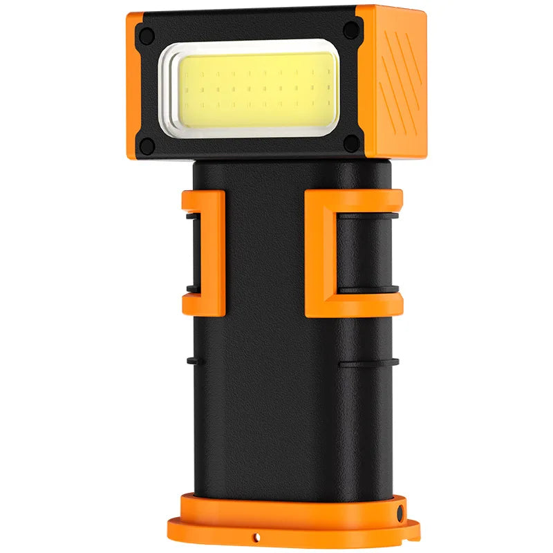 ESMARTER COB LED Rotating Work Light – Magnetic Base, Rechargeable
