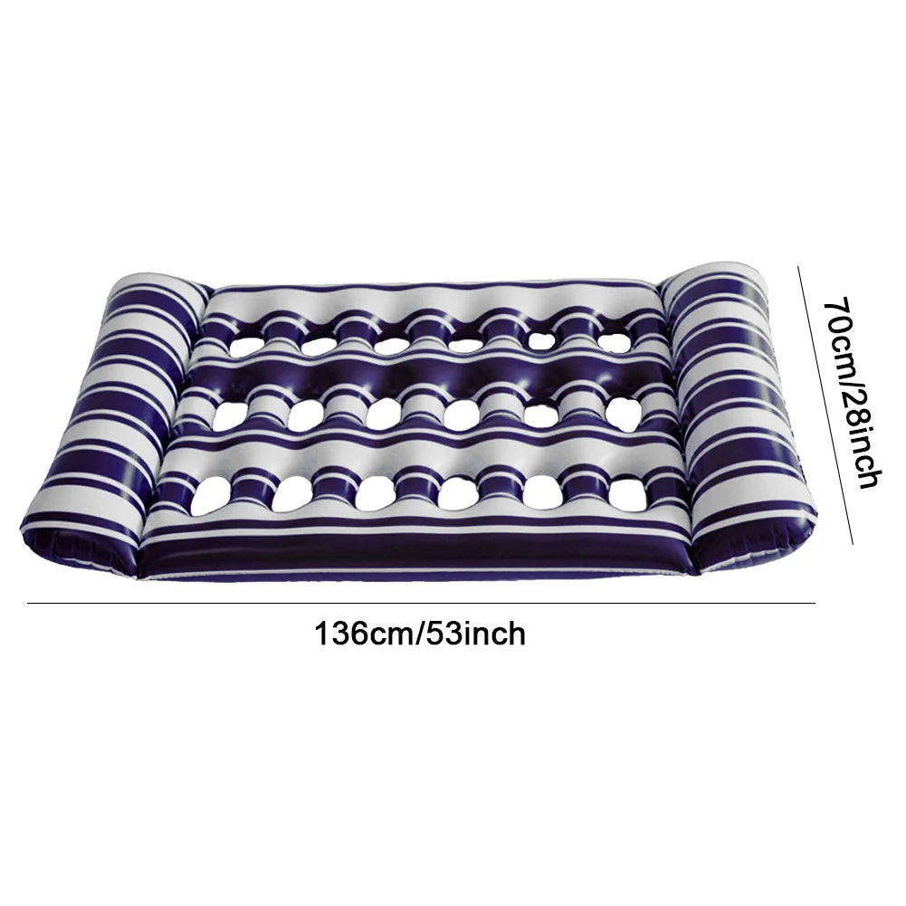 2025 Water Recliner Hammock Foldable Floating Lounger Air Mattress