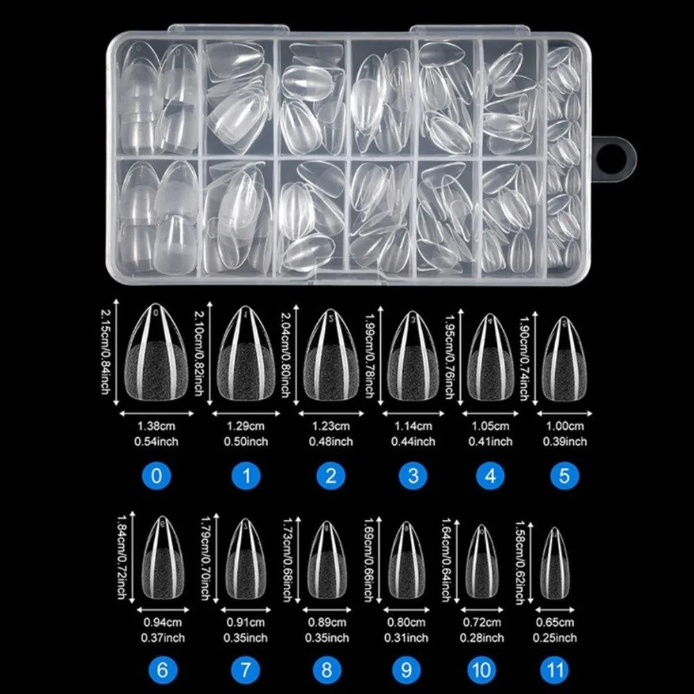 120 Short Square Nail Tips Half Matte Almond Shape False Nails Zpaxo 150pcs Short almond