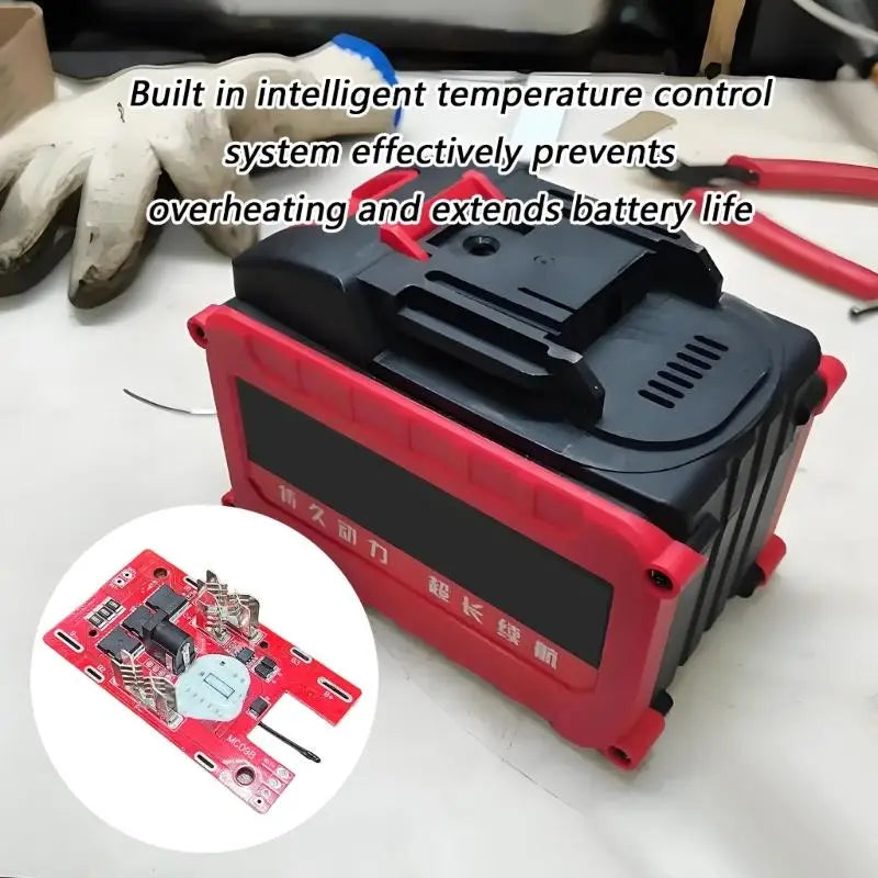 652F Advanced 150A Lithium batteries Protections Board Thermal Control Cell Balancing for 21700 DC18V21V 150A Power Tool Zpaxo
