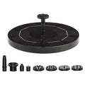 Solar Fountain with 8 Nozzles Floating Solar Fountain Floating Water Fountain Pump for Outdoor Garden Pond Pool Zpaxo 16cm