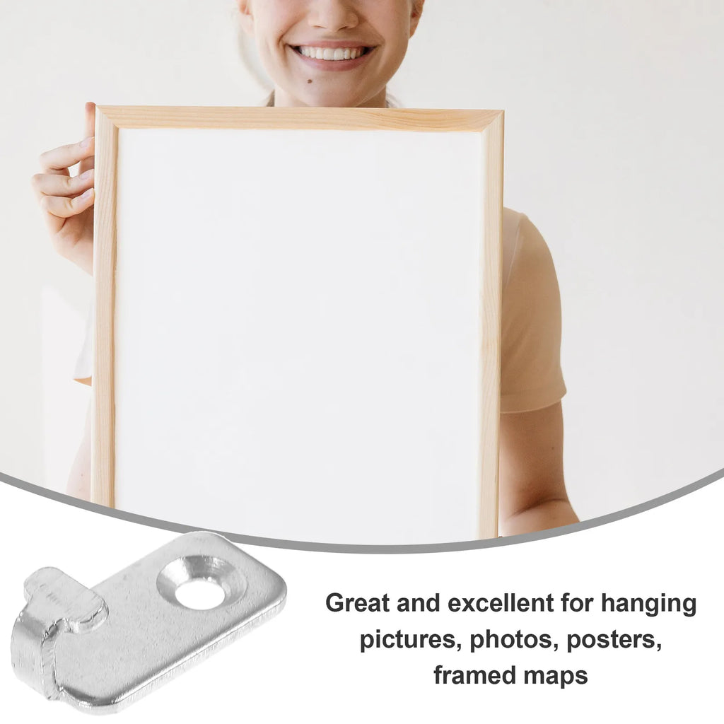 Wall Mounted Mini Hook Hanging Pictures Photo Frame Hanger Stainless