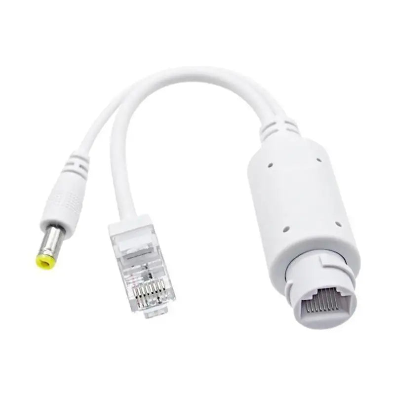652F Ethernet 48V 12V Poe Splitter Adapter 10 100Mbps Networking Zpaxo