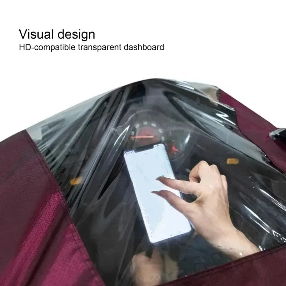 Thickened Material Rain Poncho Extended Wide Brim Oversized Design Waterproof Coat Lengthened Coverage Waterproof Construction Zpaxo
