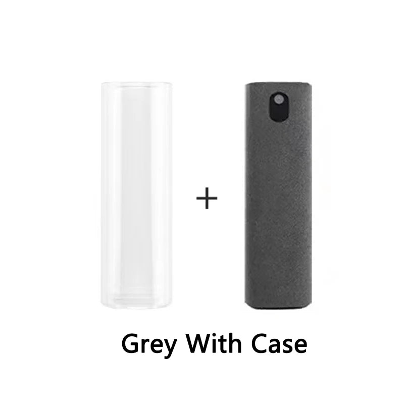 1 Phone Screen Cleaner Spray Portable Tablet Mobile Touch Microfiber Zpaxo Gray-Case-Liquid