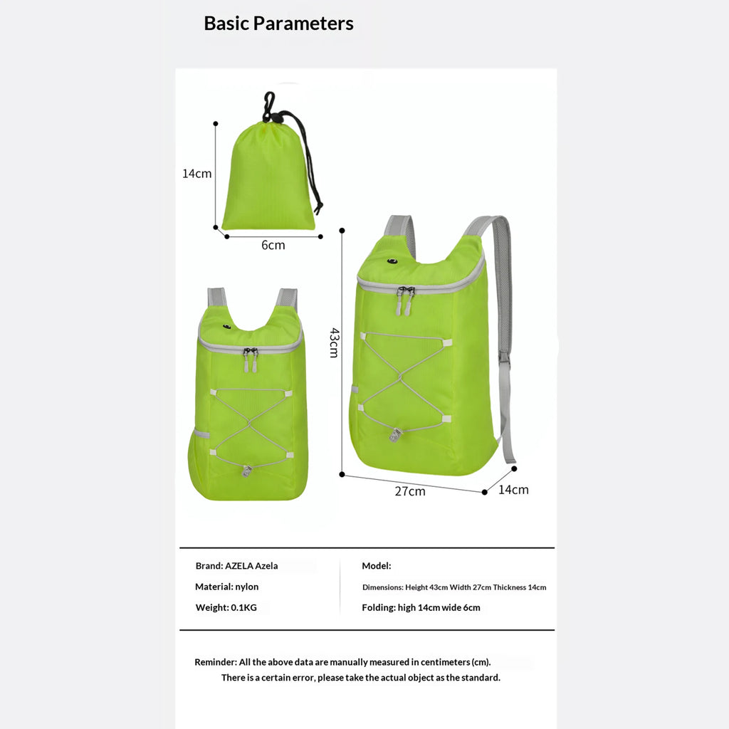 Cycling Backpack Large Capacity Ultralight Storage Knapsack