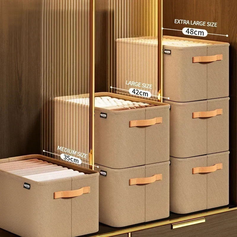 Thicken Clothes Organizer Pants Sweater Storage Cabinets Drawers Organizer Jeans Storage Box Wardrobe Clothes Storage Organizers Zpaxo