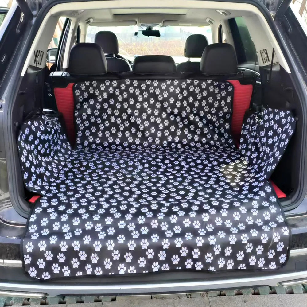Waterproof Car Trunk Pet Mat Anti-fouling Removable Dog Seat Cover Zpaxo Paw-Thicken