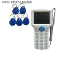 10 Frequency NFC Smart Card Reader Writer Duplicator 125Khz 13.56MHz RFID Copier USB Encryption Decoding Reader Key Replicator Zpaxo 5 Key T57