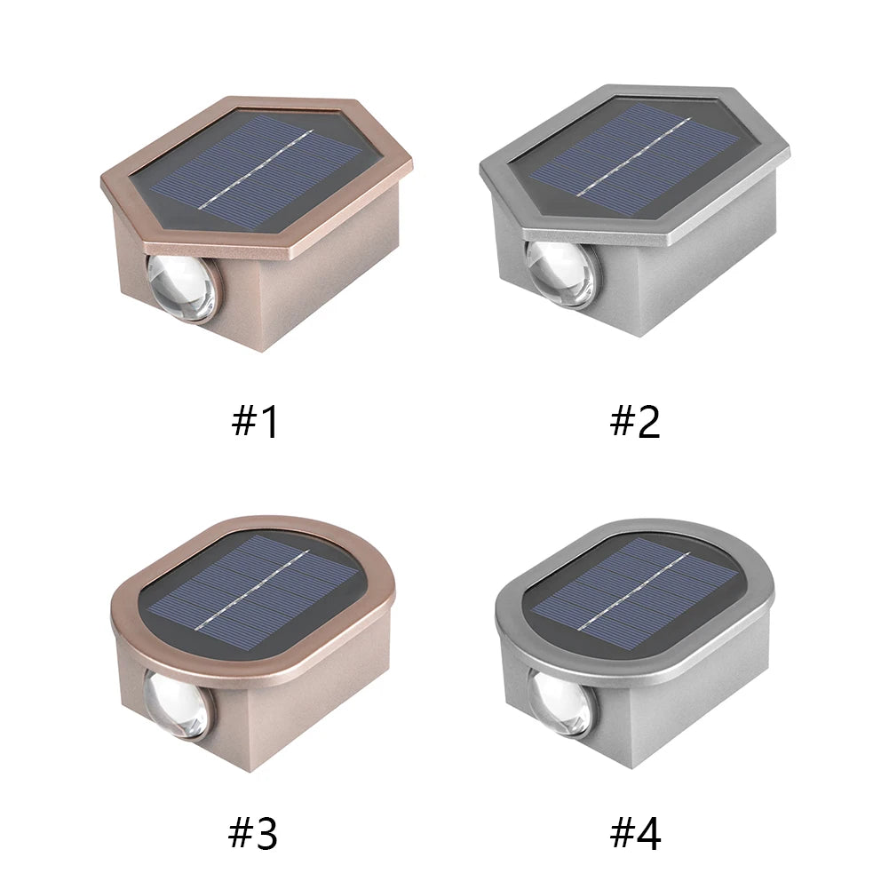 Solar LED Wall Decorative Lamp Plastic House Waterproof Sensory