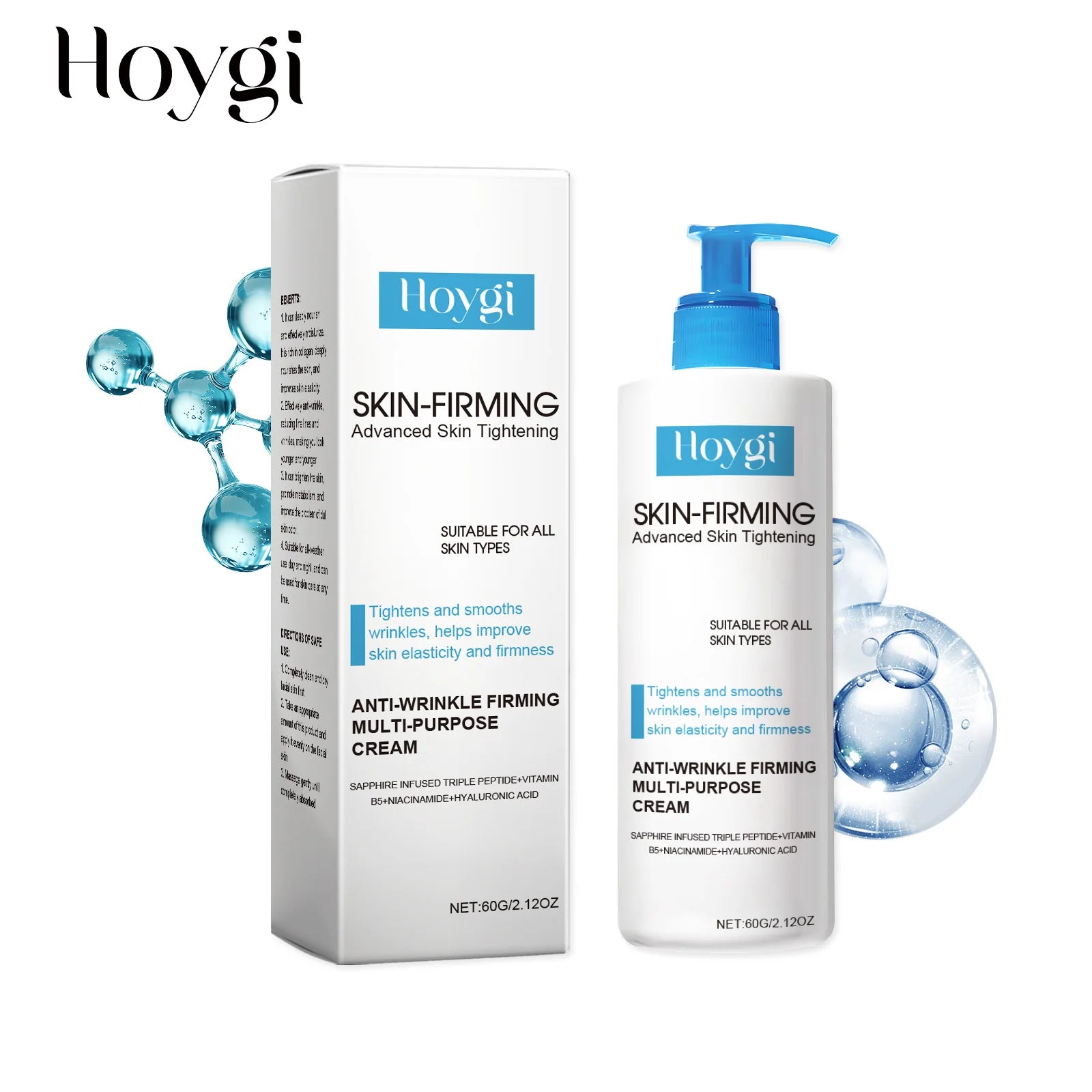 Hoygi Collagen Firming Skin Serum Tightens and Lifts Elasticity-Boosting Formula Lightweight Fast-Absorbing for All Skin Types Zpaxo