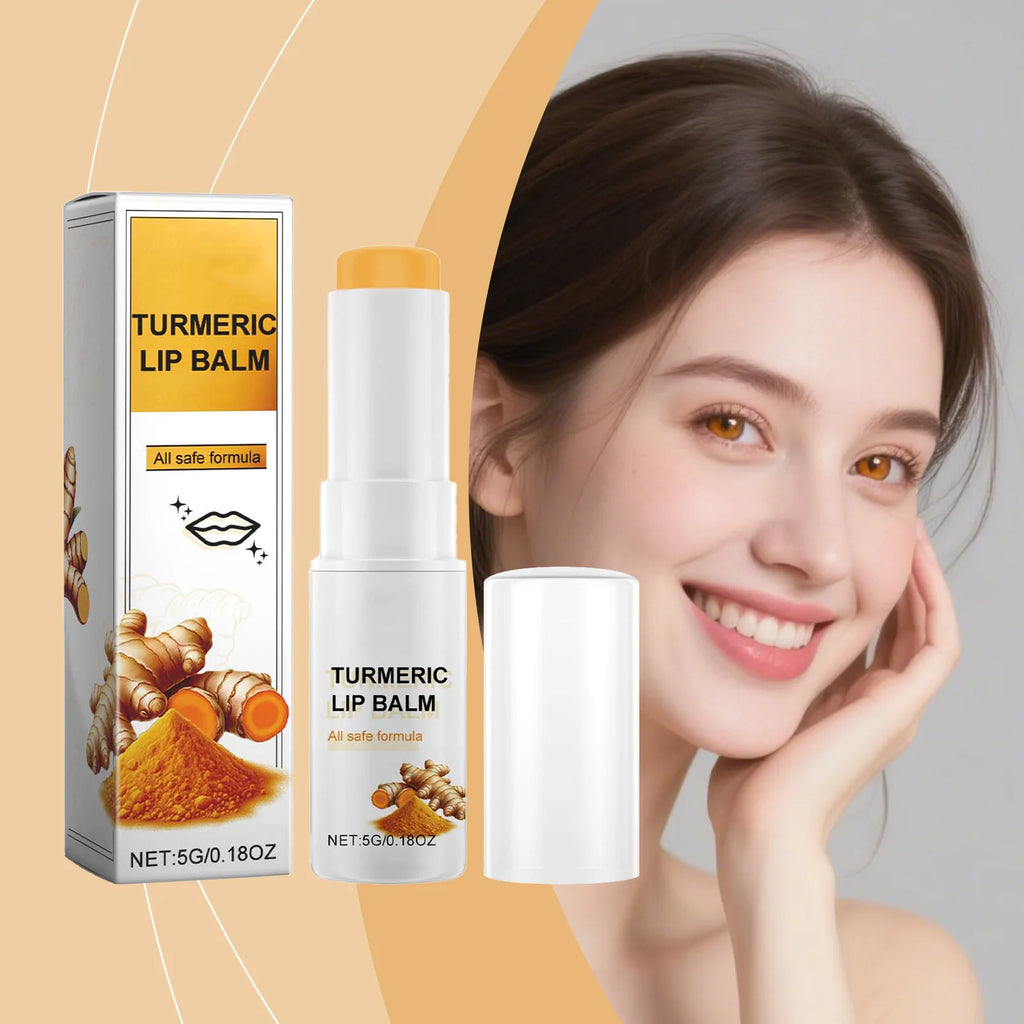 Collagen Turmeric Lip Balm – Hydrating & Plumping Moisturizer Lip Balm Zpaxo