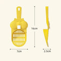 2Pcs Cute Portable Small Hamster Squirrel Small Animal Litter Shovel Toilet Sand Scooper Cleaning Shovel Pet Cleaning Supplies Zpaxo one size