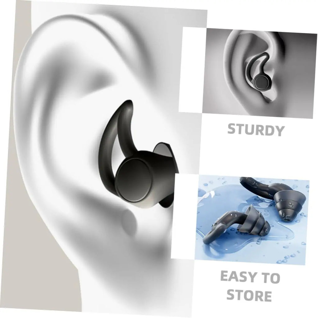 Sleeping Soundproof Earplugs Silicone Noise Cancelling Plugs Work