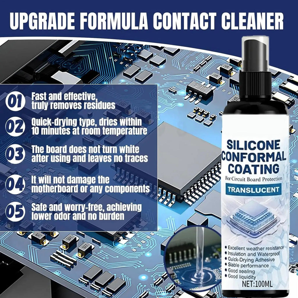 Silicone Conformal Coating Spray Waterproof PCB Clear Sealant