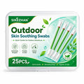 SIKEZHAN Outdoor Camping Refreshing Body Care Swabs Disposable Cooling Skin Comfort Sticks for Hiking Travel Picnic 25PCS Zpaxo 1 box