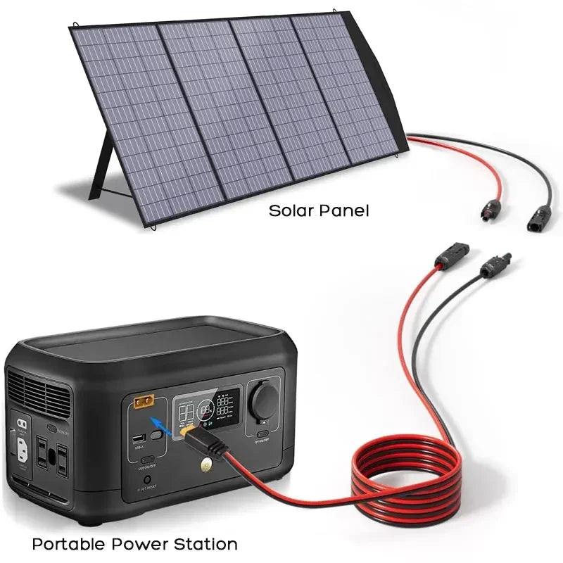 6m 3m Solar Extension Cable Connector Charging Wire Portable Power Zpaxo