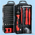 Screwdriver Bits Set Magnetic Torx Phillips Screwdriver Socket Remover Wrench for Electronics Repair 115B Zpaxo Red-F