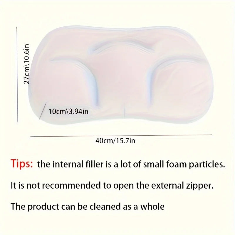 Medium Soft Neck Support Pillow Portable Egg Shaped Comfortable