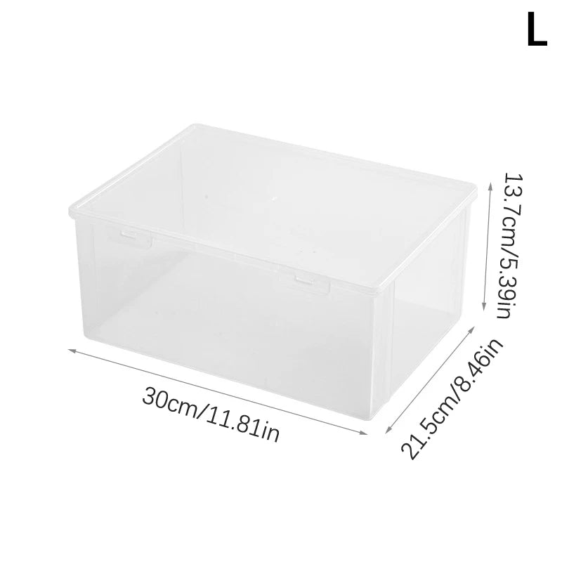 Desktop Disc Black CD Disc Transparent Acrylic Photo Card Organizer Compartment Flip BoxAlbum Storage Box Zpaxo L
