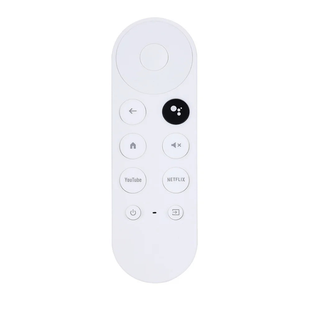 Voice Remote for Google Chromecast 4K Snow G9N9N Streaming Replacement Remote Control Zpaxo WHITE