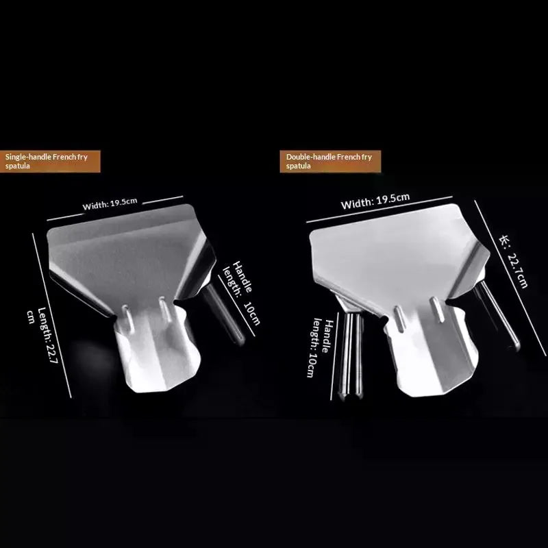 For Hamburger Popcorn Packing Shovel Stainless Steel French Fries Shovel Fries Shovel Loader Kitchen Gadget Baking Tool Shovel Zpaxo