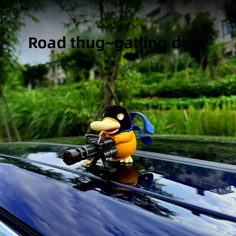 Street Bandit Gatling Figurine – Creative Car Interior Ornament