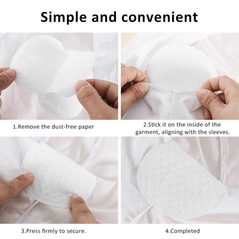 10/50pcs Underarm Sweat Pads Disposable Deodorant Sticker Ultra-thin Invisibled Summer Sweat Absorbing Guards Long-Lasting Fresh Zpaxo