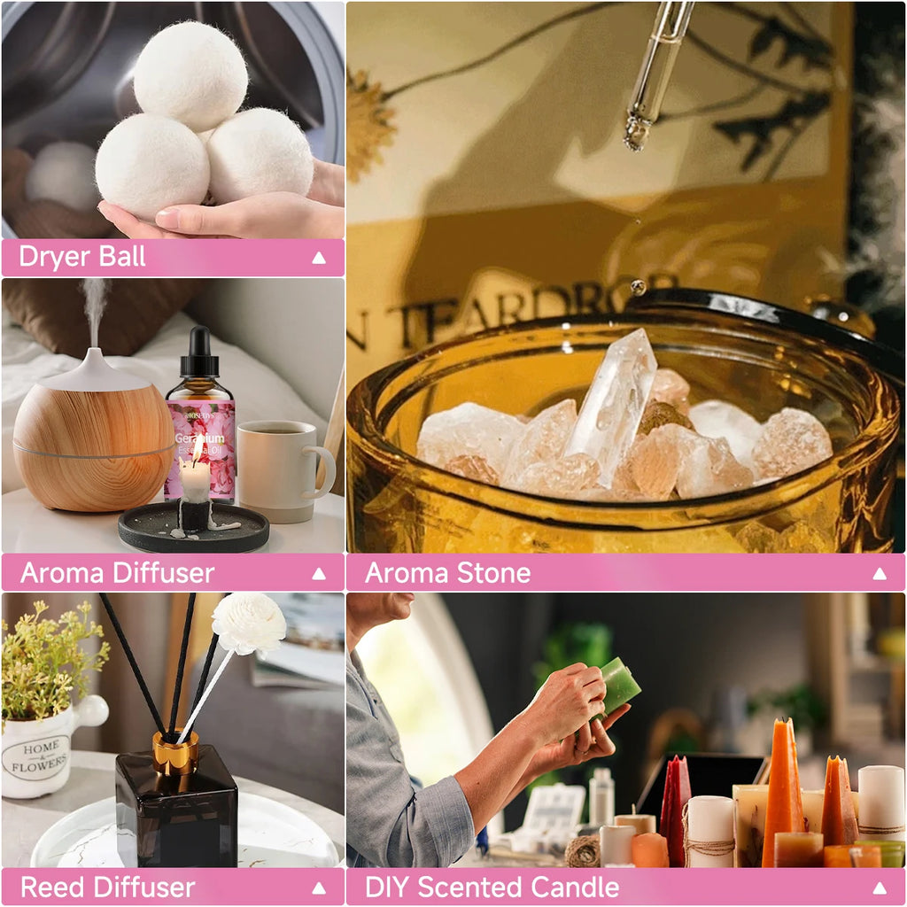 Geranium essential oil natural fragrance, is suitable for body massage treatments ,hair care anddiffuser Zpaxo