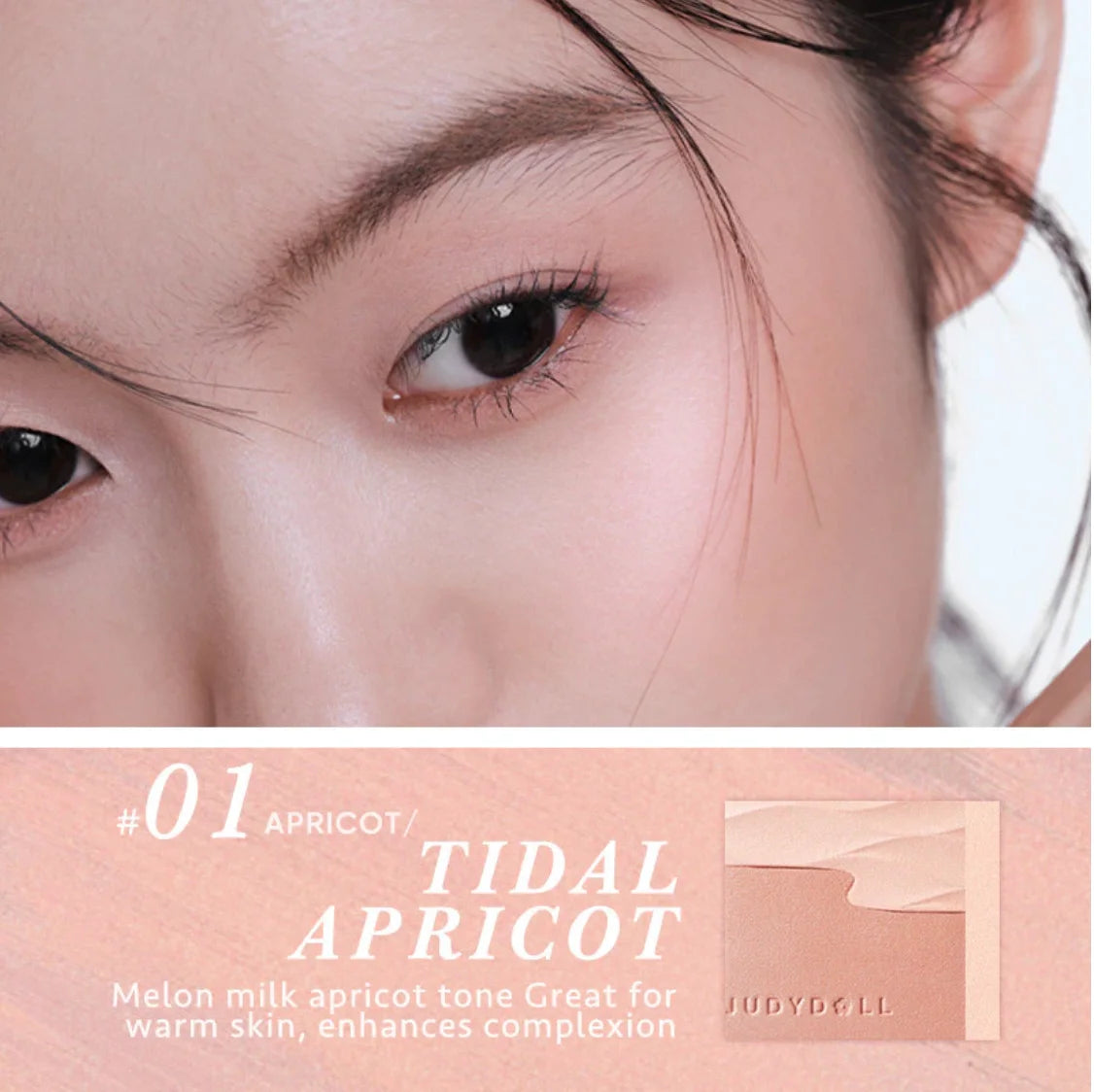 Judydoll Water Satin Glow Blush Layered Water-satin Blends Vivid Zpaxo 01