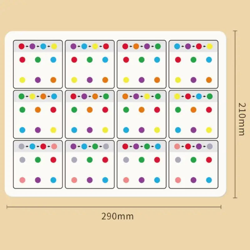 Kids Developmental Game Enhance Focus Attention Memory Number Cards Zpaxo