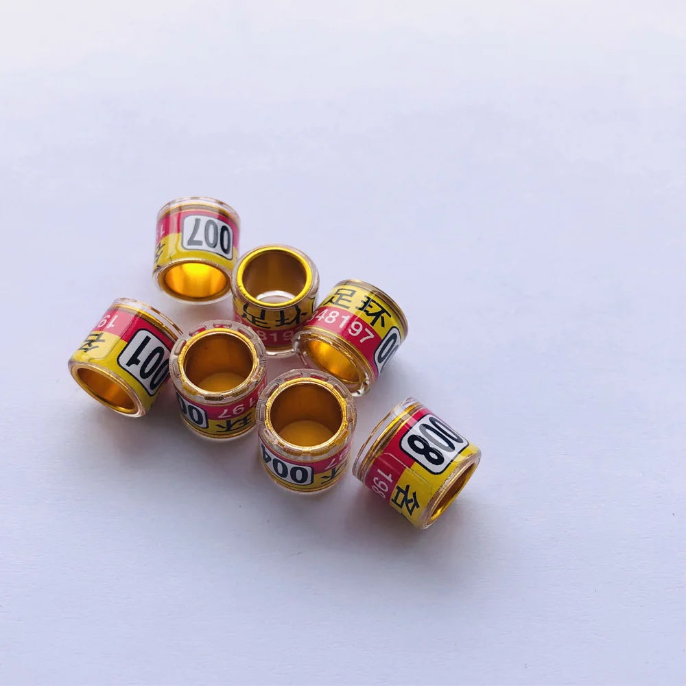 Custom Pigeon Rings Name Phone Number Aluminum Inner Diameter Bird