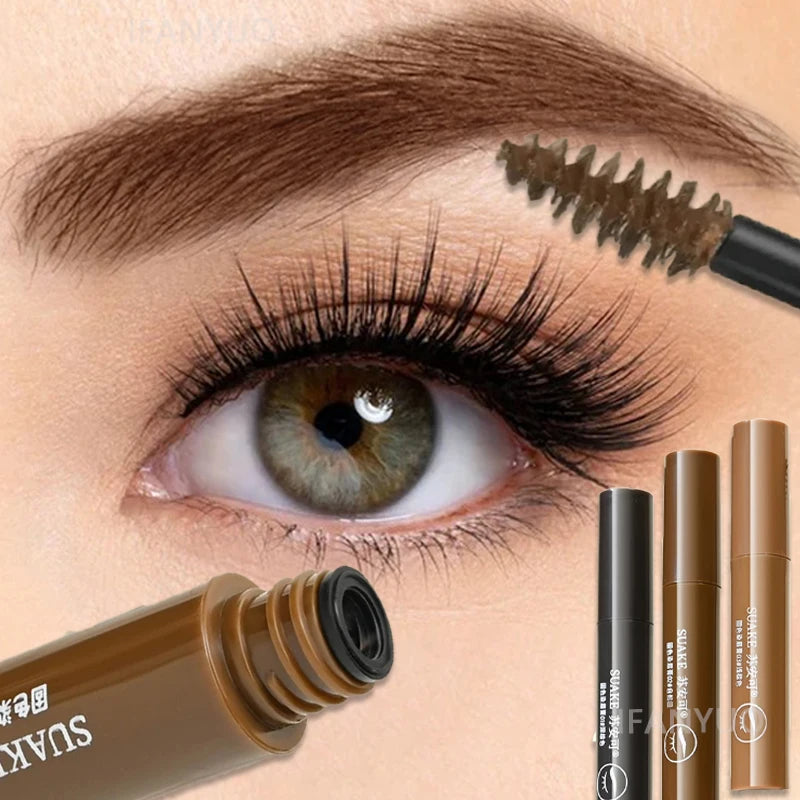 3 Colors Waterproof Long Lasting Eyebrow Mascara Cream Eye Brow