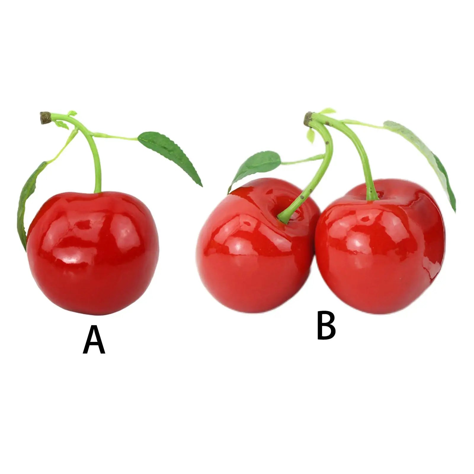 Simulation Cherry Tabletop Decoration Christmas Art Crafts Cognitive Zpaxo