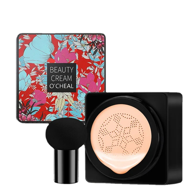 Mushroom Air Cushion Plant Nourishing BB Cream Concealer Moisturizing Foundation Fluid Isolating Plain CC Cream Zpaxo