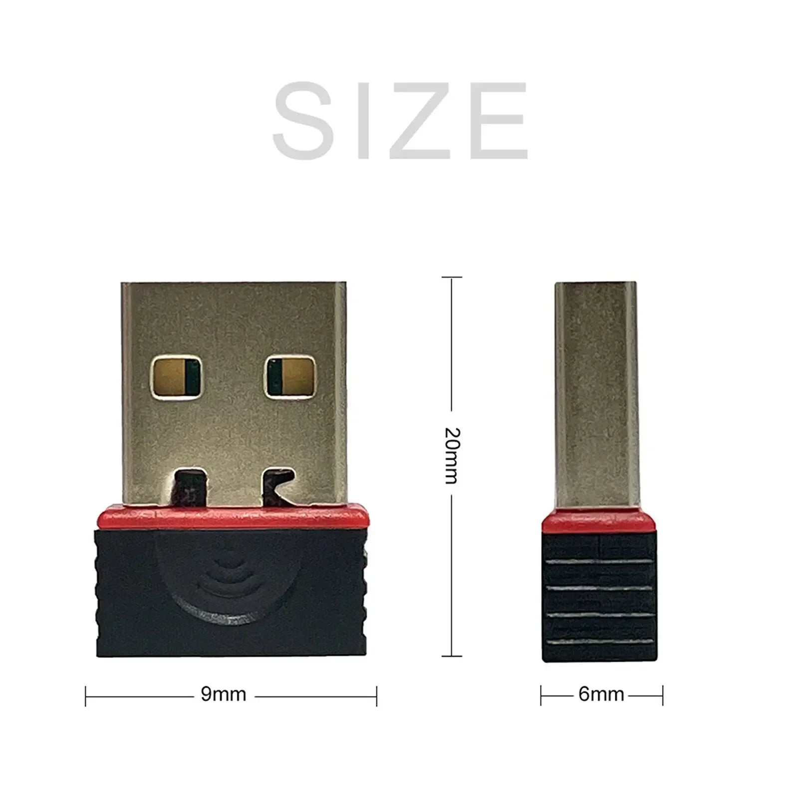 FENVI WIFI 6 Adapter AX286 Network Card Mini USB Dongle 2.4GHz 802.11AX Signal Reception For PC Laptop Windows 10/11 Driver Free Zpaxo