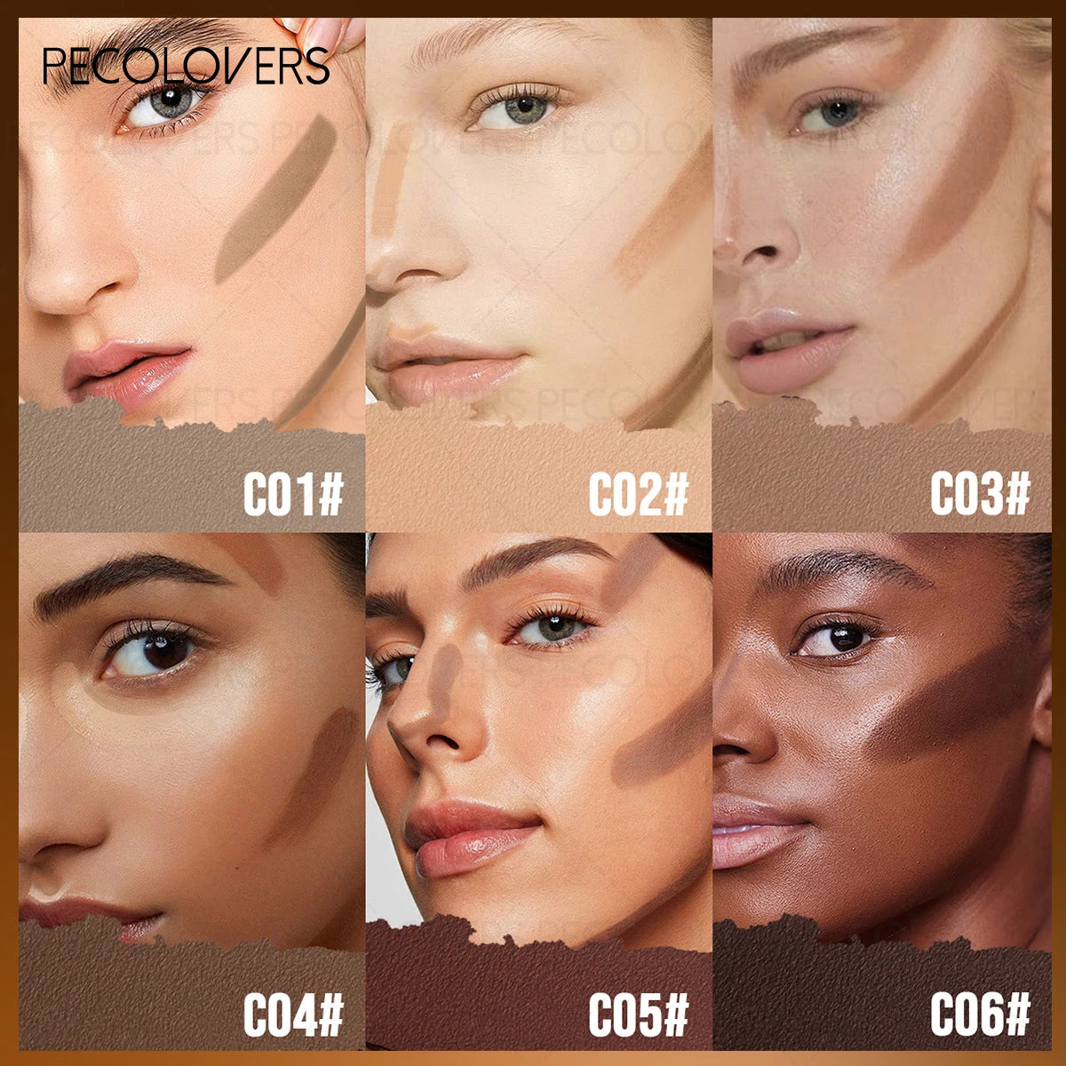 1PC Natural Three-dimensional Contouring Cream – Modify The Facial Contour, Gentle Texture, Anti-smudge,Suitable for Beginners Zpaxo