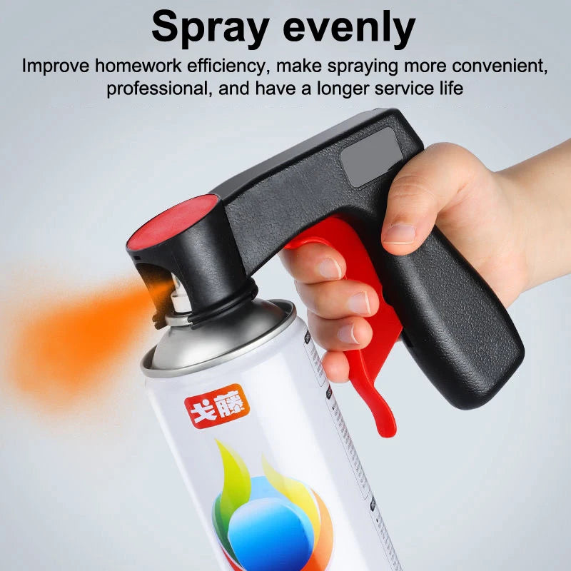 Universal Plastic Portable Spray Paint Handle Anti-slip Reusable Car
