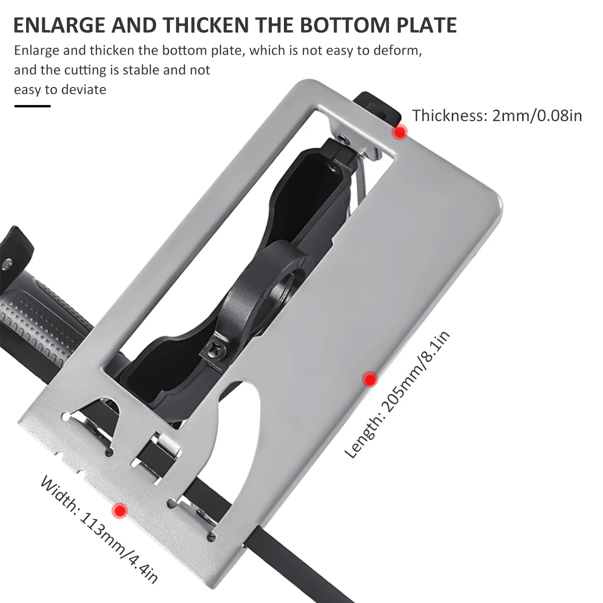 45°Adjustable Angle Grinder Holder Cutting Machine Slotting Bracket for 100 125 Grinder Cutting Machine Stands Angle Mill Tool Zpaxo