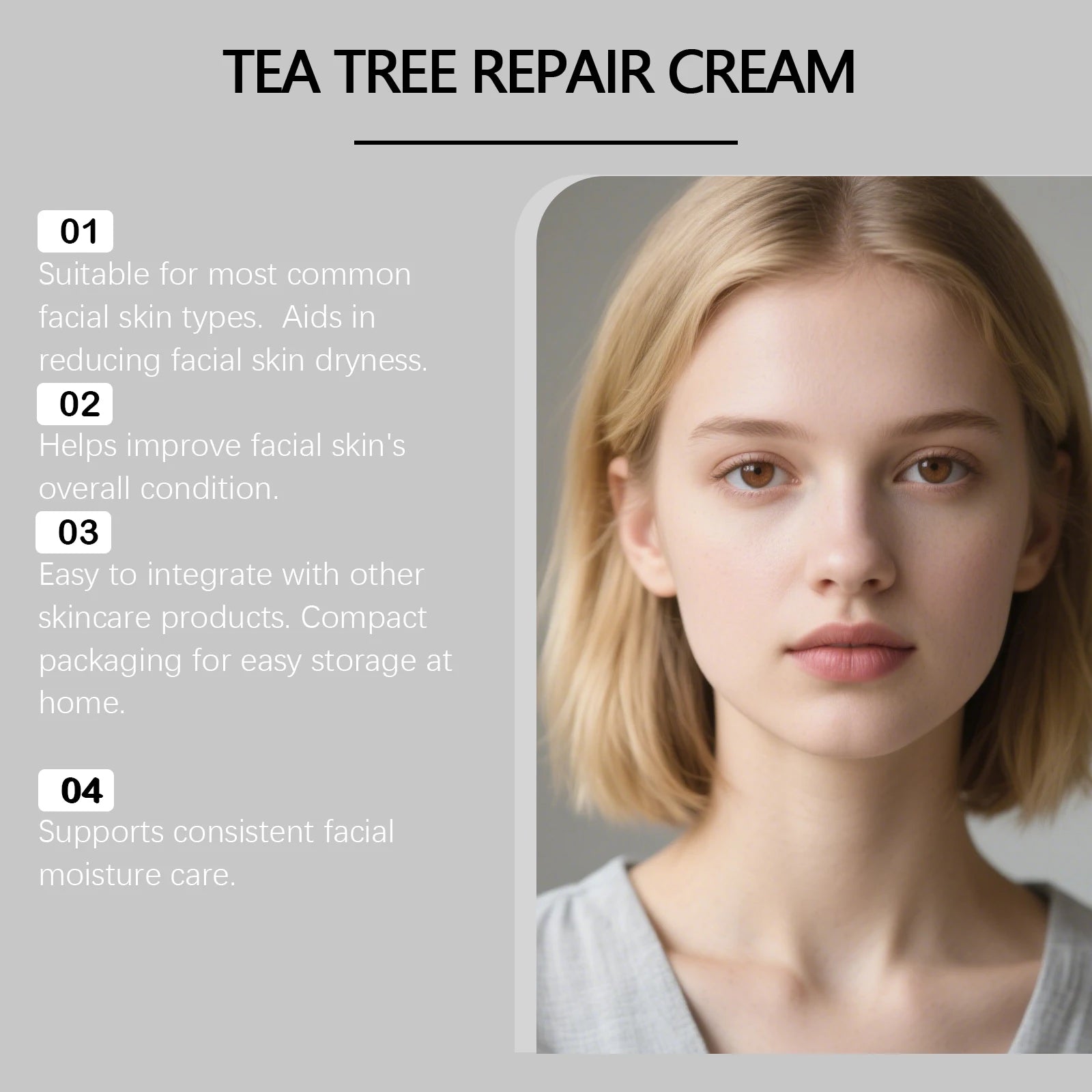 Hoygi Tea Tree Moisturizing Face Cream – Hydrating & Soothing Face Moisturizing Cream Zpaxo