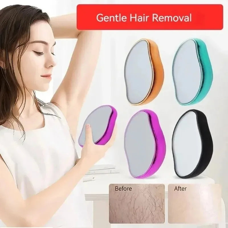 New Physical Nano Glass Epilator Exfoliator Senseless Hair Removal Tool Painless Hair Removal No Skin Damage Hair Sharpener Zpaxo
