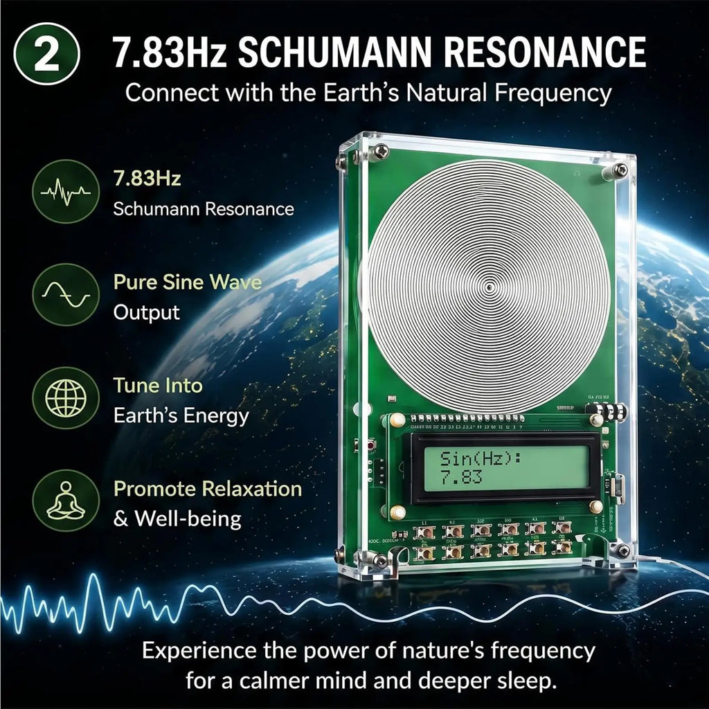 Frequency Generator 7 83Hz Schumann Resonance 0 1-100000Hz Adjustable