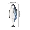 Fish Costume Role Play Outfit Funny Realistic Animal Costume for Role Play Party Adult Cosplay Masquerade Festival Event Zpaxo White